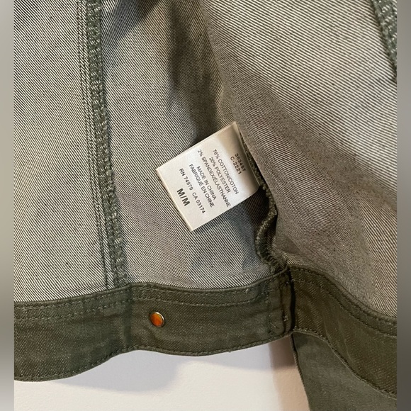 Parasuco Olive Green Denim Jacket - Picture 3 of 8